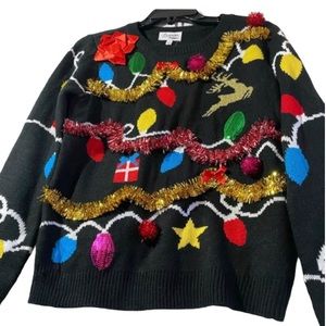 LAVENDER MOON Christmas Sweater..Size:Small